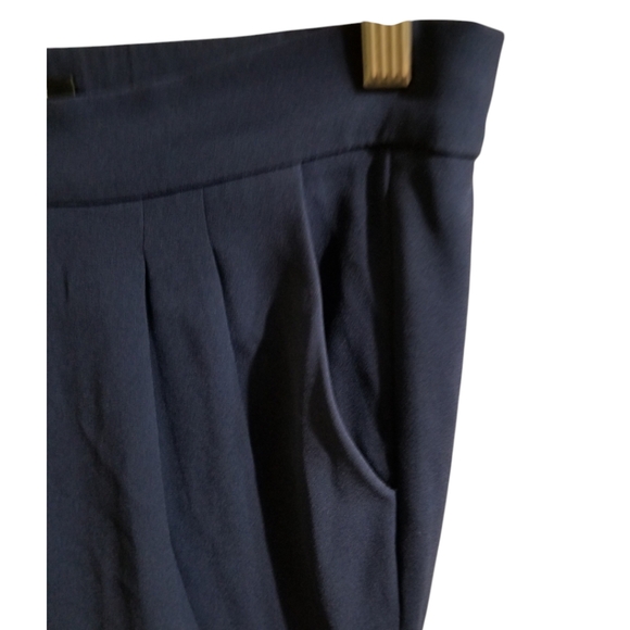 Aritzia Babaton Women's Size 4 Navy Blue Cohen Trouser Pants - Picture 4 of 5